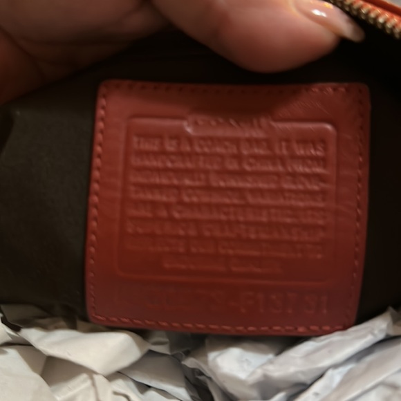 100% authentic burnt orange coach - Picture 7 of 9